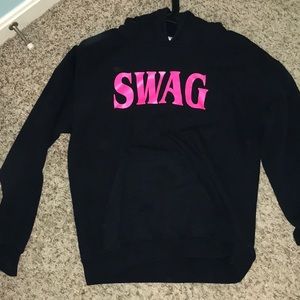 Black “SWAG” hoodie